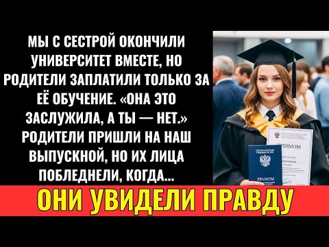 Видео: Родители Оплатили Учёбу Сестры, Но Не Мою — На Выпускном Их Лица Побледнели, Когда...