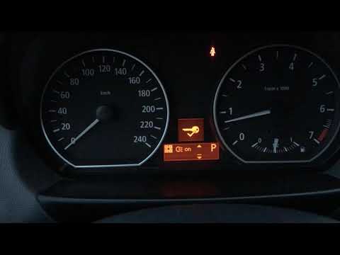 Видео: BMW 1 E87 (3 Е90)- Активация дневного ходового огня (дальний в пол накала).