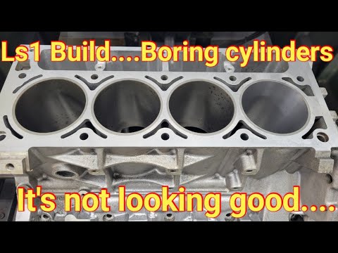 Видео: Ls1 Сборка..........Сверлим блок, (она ржавая!)