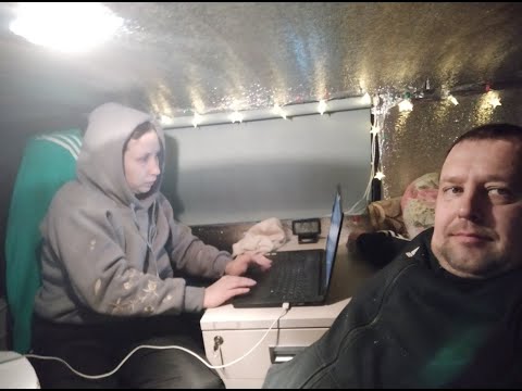 Видео: Заключительная часть.Зимняя рыбалка на Горьковском водохранилище. Живем в УАЗ буханке-автодом.