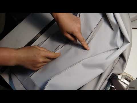 Видео: Карман в рамку с клапаном. Быстрый способ.