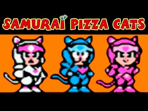 Видео: Samurai Pizza Cats / Ninja Cat / Ниндзя Коты прохождение (NES, Famicom, Dendy)