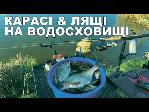 Видео: Як зловити карася і підляща на водосховищі весною — фідер, тактика, прикормка!
