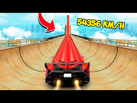 Видео: СПУСК БЕЗ ТОРМОЗОВ ПО МЕГА ТРАМПЛИНУ В ГТА 5 - ЭКСПЕРИМЕНТ В GTA 5