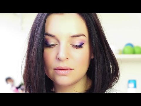 Видео: Неделя макияжей на каждый день с Nionila Bronstein. ДЕНЬ 1 - свежий макияж в сиреневым акцентом