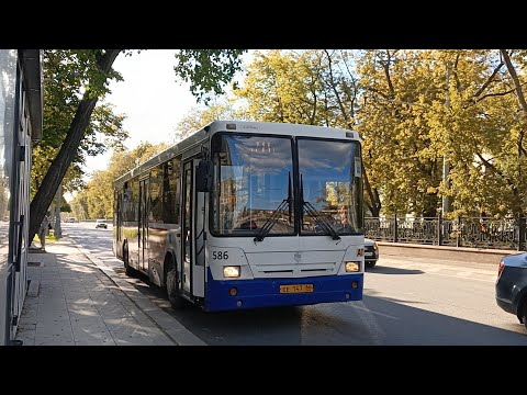 Видео: автобус НефАз 5299-20-32 № 586 марщрут 50