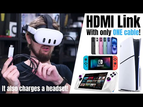 Видео: Этот новый кабель за 17 долларов — всё, что вам нужно для Quest HDMI Link. Карта видеозахвата не ...