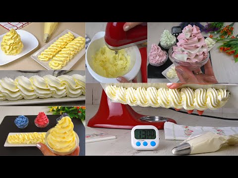 Видео: 32 лучших крема для тортов ▪ 3 безе ▪ Крем для печенья ▪ Сливочный крем