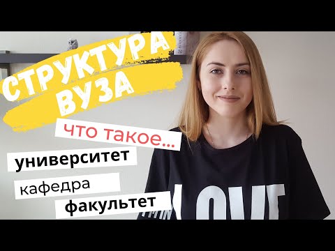 Видео: Структура вуза. Инструкция по применению #КСЮНАВСЮ