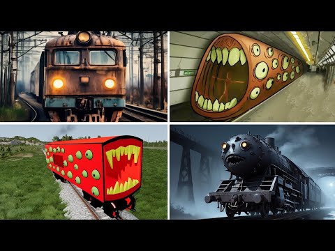 Видео: ИЩЕМ ПОЕЗДА, КОМБАЙНЫ И АВТОБУСЫ ПОЖИРАТЕЛИ! В РЕАЛЬНОЙ ЖИЗНИ И В ИГРЕ. Beamng Drive. Гоша и Чич.