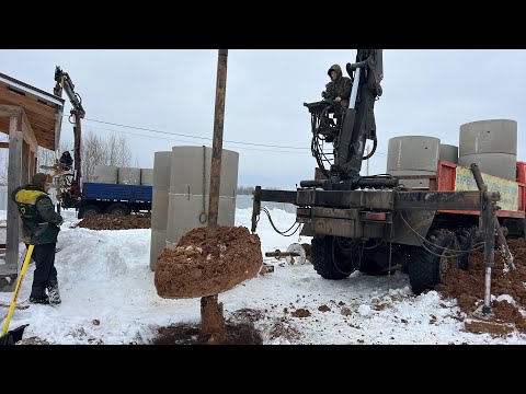 Видео: Бурение колодцев машиной Андреев Матвей в прямом эфире!