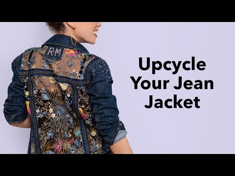 Видео: Джинсовая куртка из переработанных материалов от Марси Харриелл