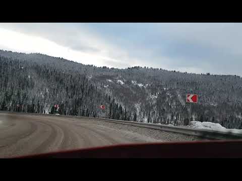 Видео: Автодорога Кызыл - Абакан декабрь 2018