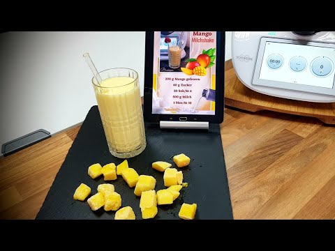 Видео: Молочный коктейль с манго.