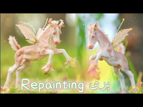 Видео: Рисуем весеннего сказочного жеребёнка! - Индивидуальная/реконструкция (Peri) Модель феи Пегаса. У...