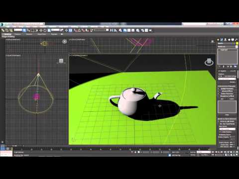 Видео: 3D Max. Урок №40. Алгоритмы создания теней.