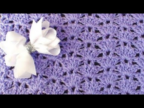 Видео: Вязаный крючком плед «Шотландский чертополох». Вязаный накидка крючком, простая схема.