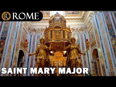 Видео: Рим Италия ➧ Экскурсия по базилике Святой Марии Майор с субтитрами ➧ Rome Youtube, 4KUHD
