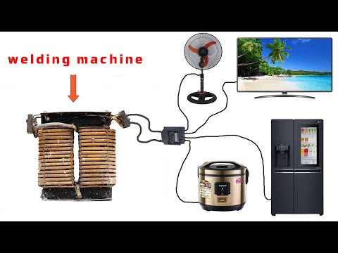 Видео: как превратить сварочный аппарат в генератор 250в