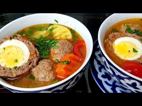 Видео: Такой Вкусный Суп! Шурпа с Фрикадельками/Хоть каждый день подавайте этот супчик!!!