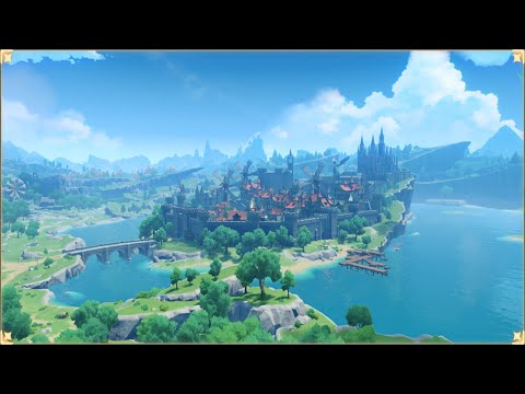 Видео: Показываю ФПС , и случайно лезу на стены Монштадта в Genshin Impact