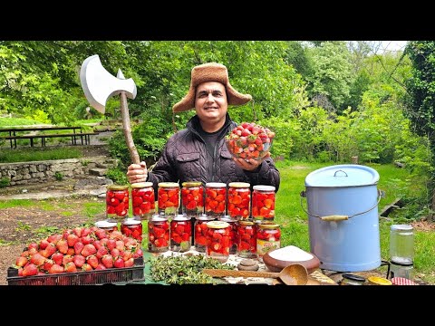 Видео: Компот от ягоди! Как се прави еликсир на безсмъртието? Горско приключение с жив огън до Варна!