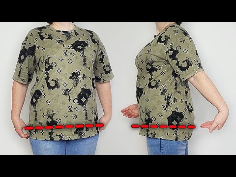 Видео: 🔥Как укоротить футболку за 5 минут! 2 ХИТРОСТИ, О КОТОРЫХ ВСЕ МОЛЧАТ!