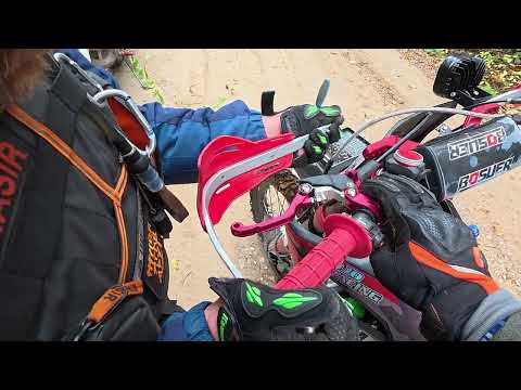 Видео: мотопрохват по лесам