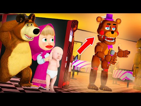 Видео: БҰЛ ФНАФ БІЗДІ ІЗДЕП ЖҮР,МАША МЕН АЮ ФНАФТАН ҚАШТЫ,маша мен аю қазақша гта5