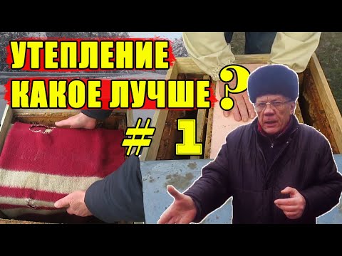 Видео: Зимовка пчел на улице. Чем можно утеплить улей на зиму? Зимний Осмотр.