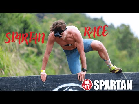 Видео: Spartan Race 5 km | Hangzhou | Борьба за первое место | Прохождение препятствий от первого лица |