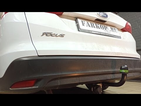 Видео: Установка фаркопа F119-A на Ford Focus 3 универсал.