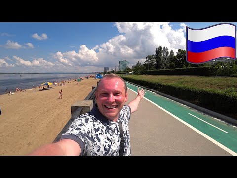 Видео: #5.2.Не хуже, чем на юге! Прогулялся по променаду Самары вдоль реки Волги 🌊 Набережная в Самаре