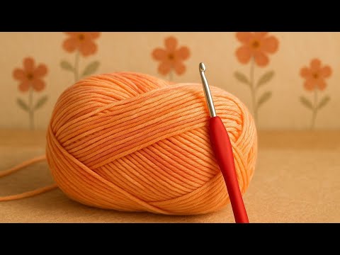 Видео: Ух ты! Какой красивый и простой узор для вязания крючком: 🤩 Всего 2 ряда! Затягивает.