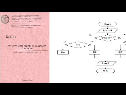 Видео: Лабораторная работа по Pascal. Разветвленные алгоритмы