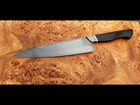 Видео: Как сделать кухонный нож из подшипника.   making a guito knife