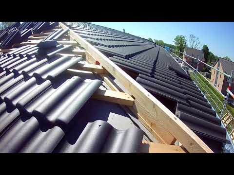 Видео: Цементно-песчаная черепица Benders System Palema S