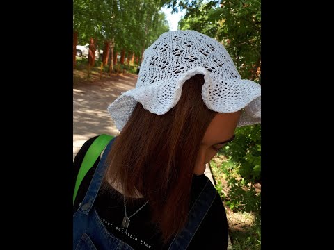 Видео: Как связать панамку на вязальной машине? Бесплатный мк.