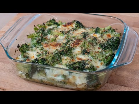 Видео: Запеченная брокколи, такой вкусной брокколи с моцареллой вы еще не ели! Вкусный рецепт