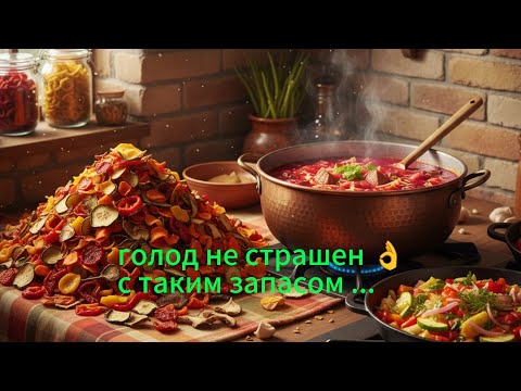 Видео: СУШЁНЫЕ ОВОЩИ - ЭТО НЕ ТОЛЬКО СПЕЦИИ ☝️ нет безвыходных ситуаций.