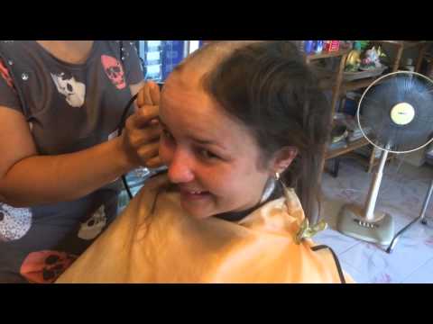 Видео: Алена налысо 1