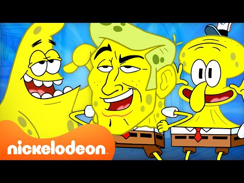 Видео: Губка Боб | Ужасные превращения Губки Боба! 🤪 | 30-минутный сборник  | Nickelodeon Cyrillic