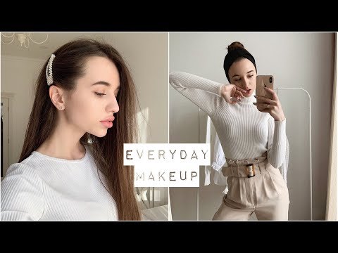 Видео: МОЙ ПОВСЕДНЕВНЫЙ МАКИЯЖ / весенний макияж 2019 ❤️