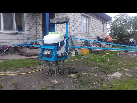 Видео: Опрыскиватель м/б. Считаем норму расхода.