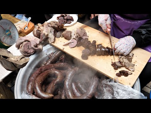 Видео: Раскупается за 3 часа / Корейская колбаса ручной работы (Мороженое) / Свиные кишки | Корейская 
