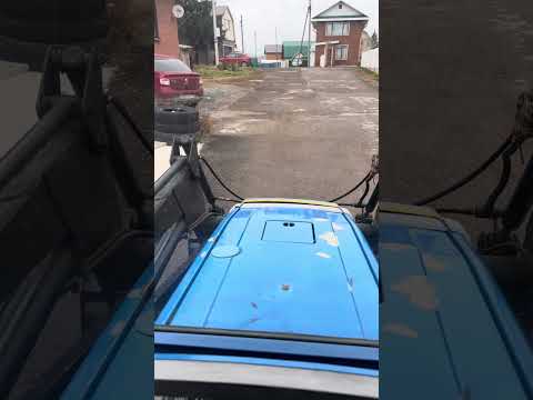 Видео: Японский Минитрактор ISEKI с погрузчиком