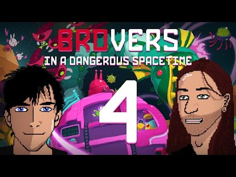 Видео: BROvers in a Dangerous Spacetime [Co-op] Прохождение - Серия №4: "Кит"