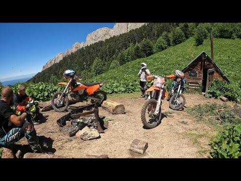 Видео: Большой Тхач в обратку на Эндуро первый раз жесть