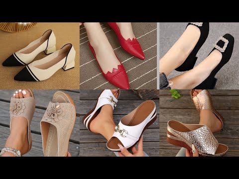Видео: Представлена ​​модная женская обувь: сандалии, слипоны, туфли, туфли / коллекция must-have 2025 года