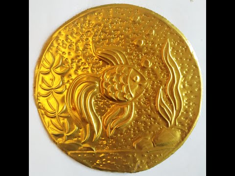 Видео: Рисунок на фольге